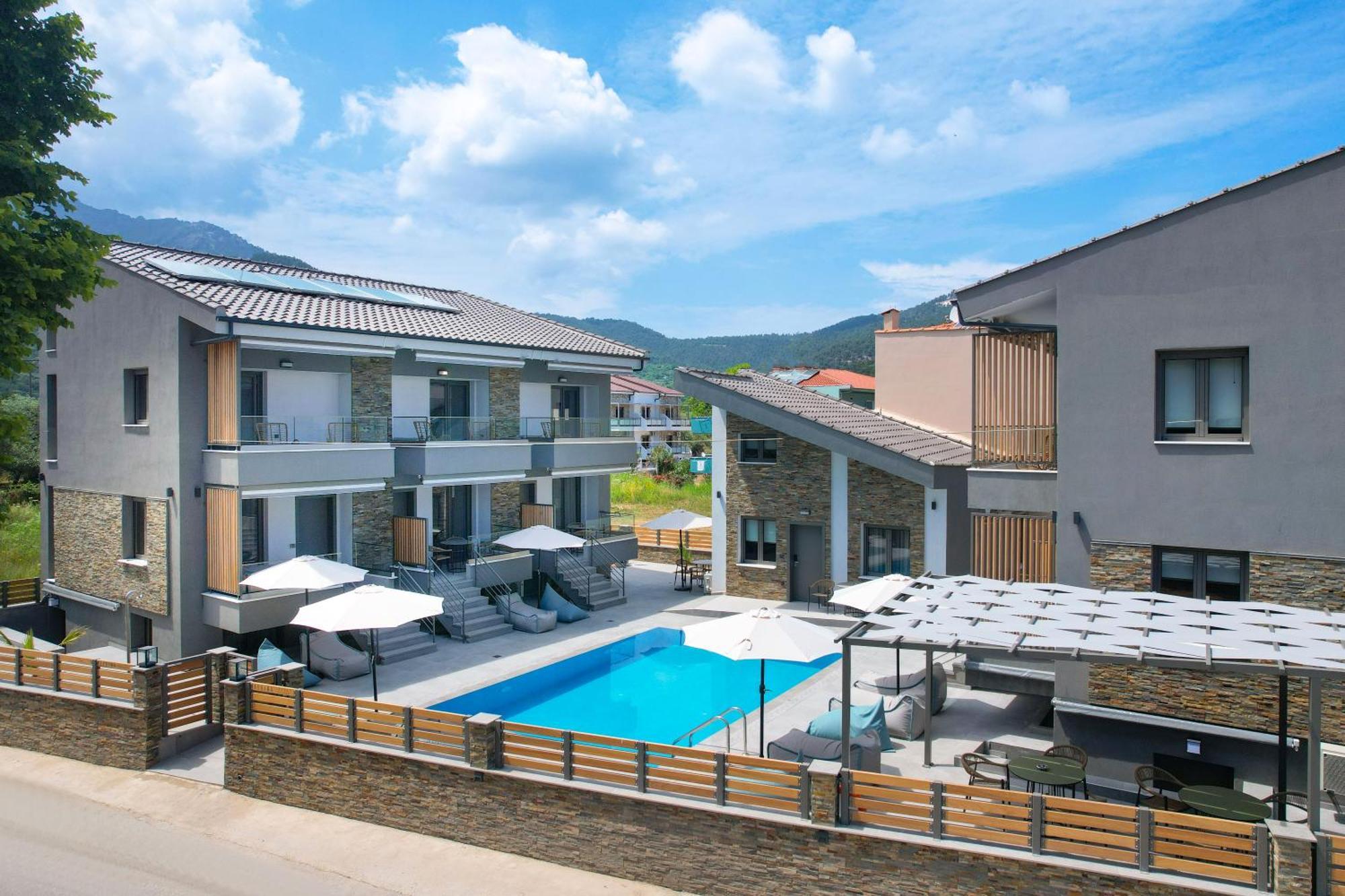 Aerino Luxury Villas Chrysi Ammoudia Exterior photo